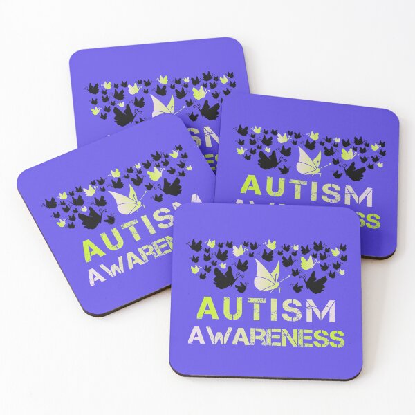 Item preview, Autism Awareness Coloured Butterfly Design designed and sold by Design-Maniya.
