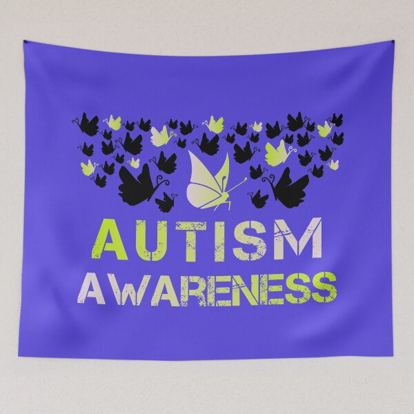 Item preview, Autism Awareness Coloured Butterfly Design designed and sold by Design-Maniya.