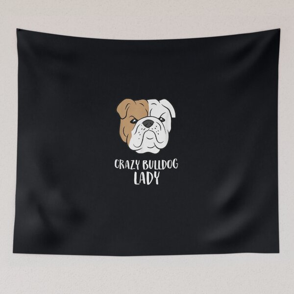 Item preview, Bulldog Mom Crazy Bulldog Lady Girls Bulldog designed and sold by DeannaMarks.