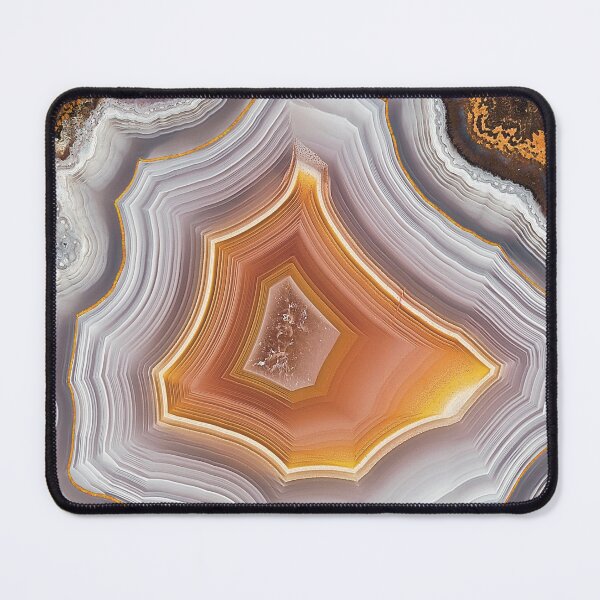 Item preview, Shades Of Amber Agate Geode Slice designed and sold by Lucky-Town-Art.