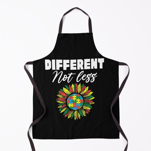 Item preview, Different Not Less Sunflower Autism Puzzle Awareness Month designed and sold by Dressed For Duty.