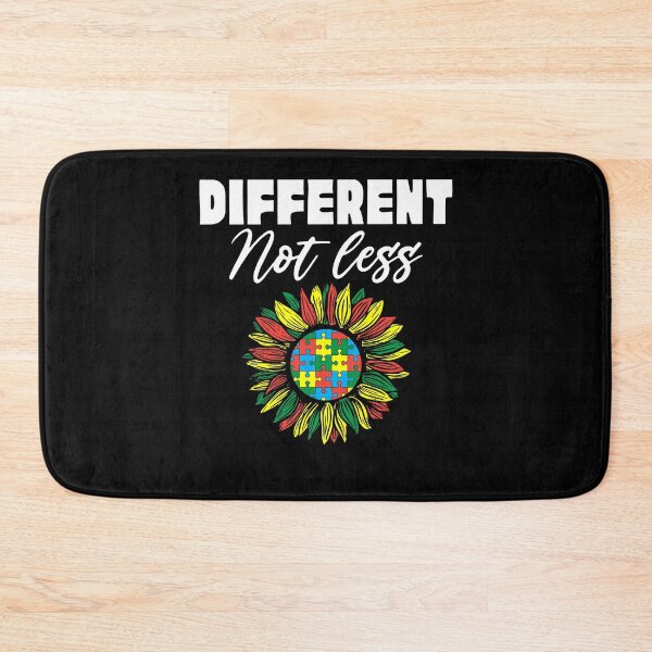 Item preview, Different Not Less Sunflower Autism Puzzle Awareness Month designed and sold by Dressed For  Duty.