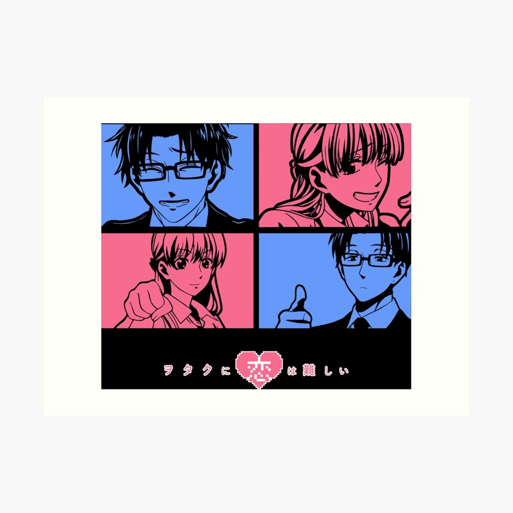 ANIME WOTAKOI  Poster for Sale by XStyleAesthetie