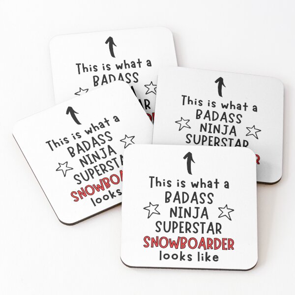 Artikelvorschau, So sieht ein Badass, Ninja, Superstar, Snowboarder aus entworfen und verkauft von TheGreenGoat.