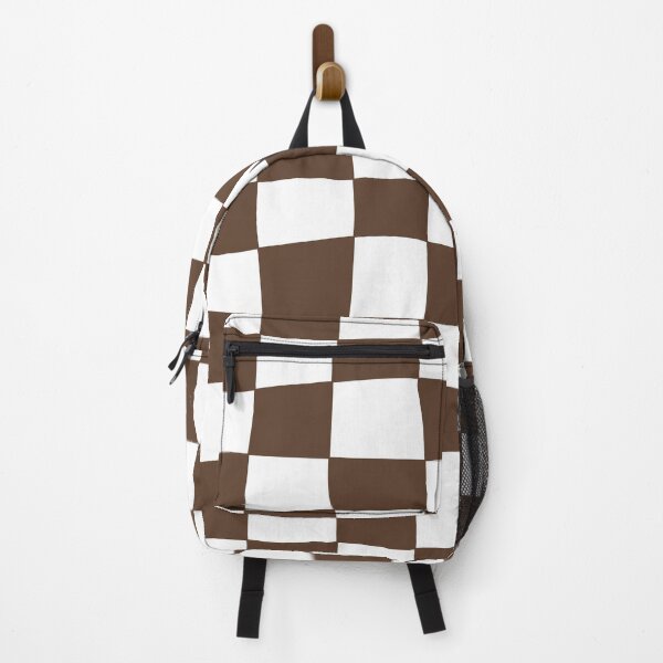 Item preview, Hand Drawn Checkerboard Pattern (brown/white) designed and sold by Design Minds Boutique.