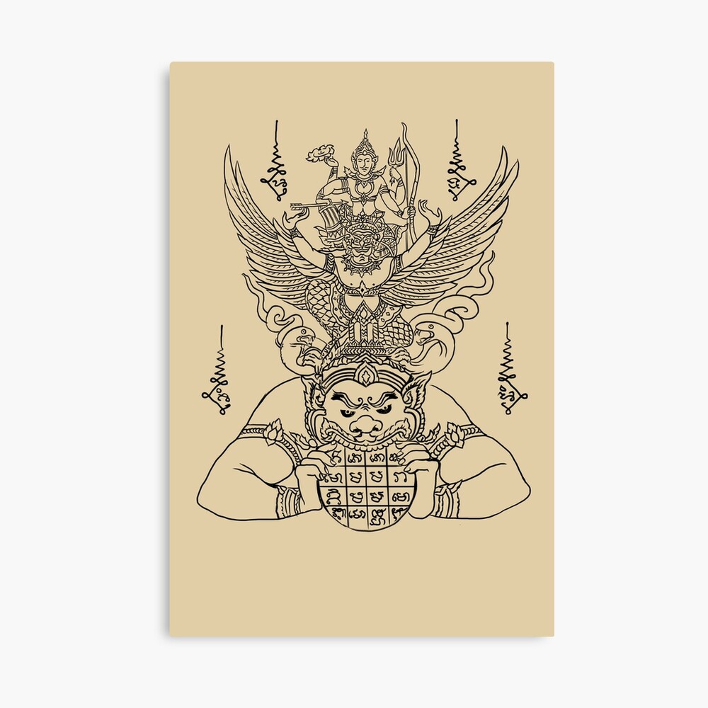 Drawing Cambodian Tattoo Designs