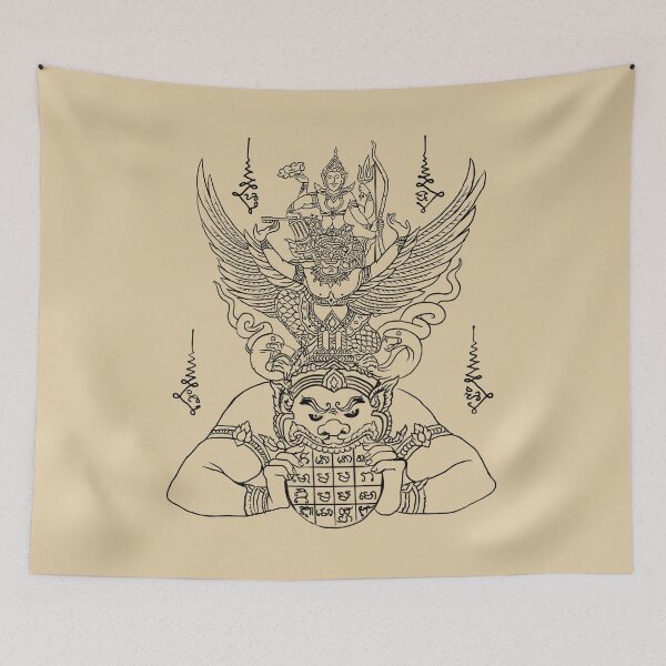 Item preview, Sak Yant Traditional Thai Tattoo Art V01 designed and sold by Lidra Zehcnas.