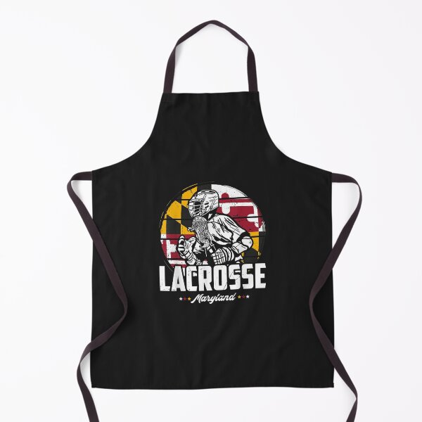 Item preview, Lacrosse Player Maryland Flag Lax retro designed and sold by romanl3.