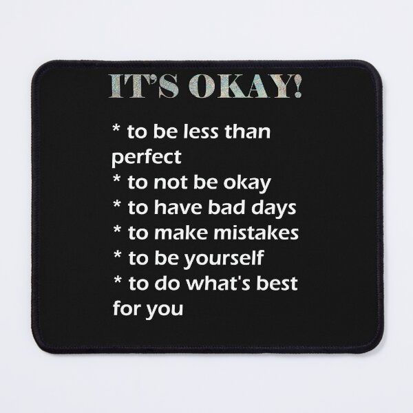 Item preview, Mental Health Quotes It's Okay To Not Be Okay Motivational designed and sold by tamdevo1.