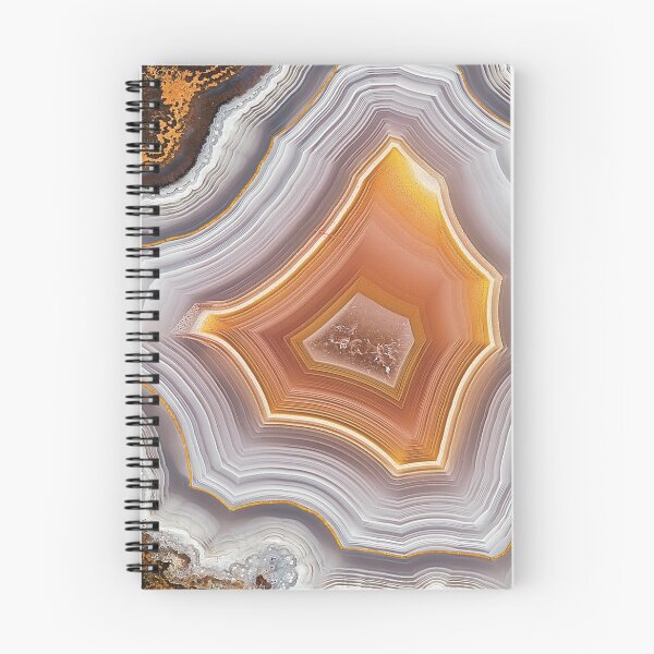Item preview, Shades Of Amber Agate Geode Slice designed and sold by Lucky-Town-Art.