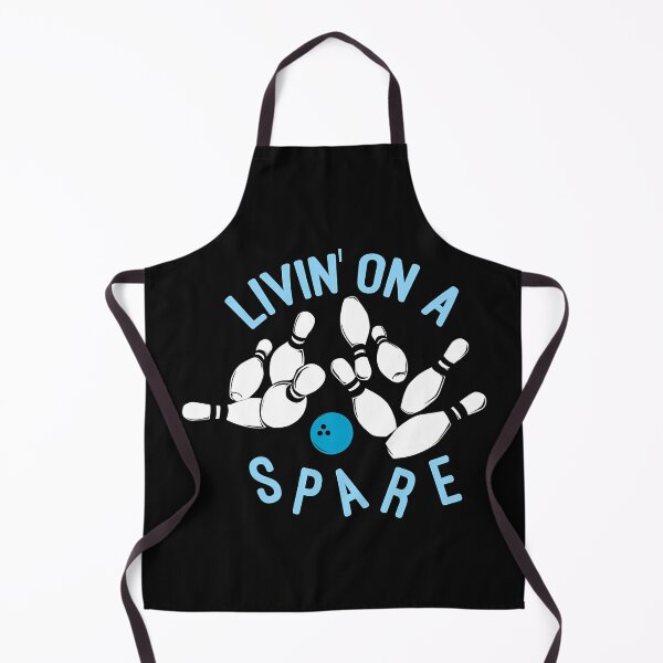 Item preview, Livin on a Spare Funny Bowler And Bowling designed and sold by fultond.
