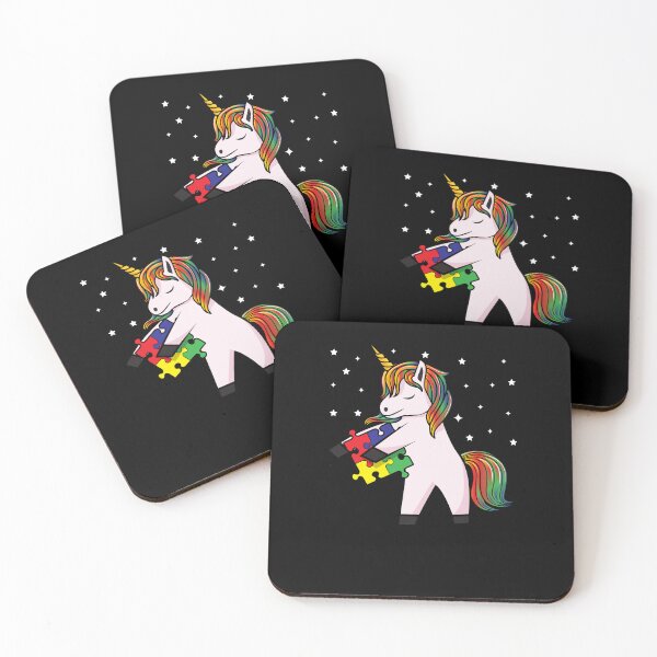 Item preview, Autism Awareness Flossing Unicorn Puzzle Piece designed and sold by Dressed For  Duty.