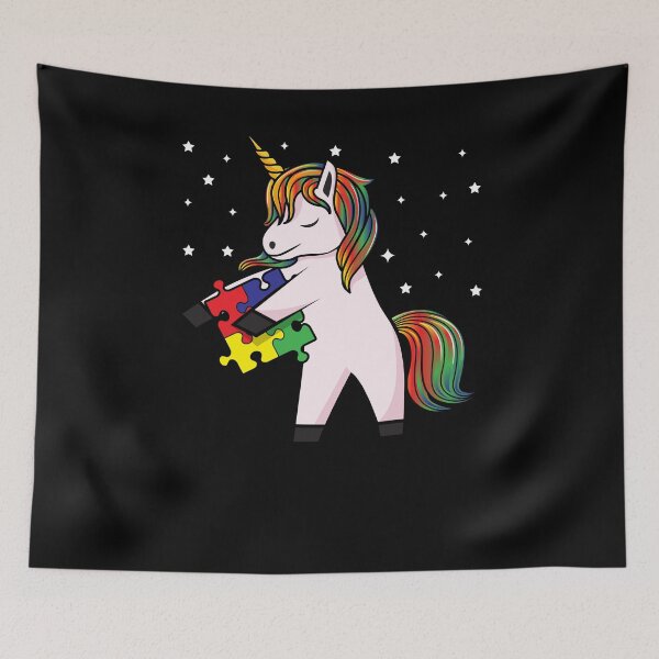 Item preview, Autism Awareness Flossing Unicorn Puzzle Piece designed and sold by Dressed For  Duty.