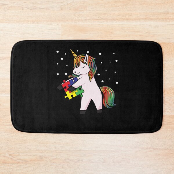 Item preview, Autism Awareness Flossing Unicorn Puzzle Piece designed and sold by Dressed For  Duty.