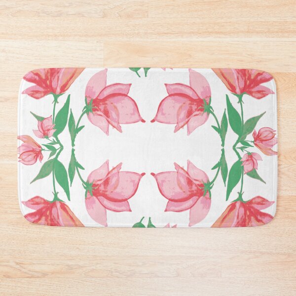 Item preview, Big pink flowers on white for Mothers day! designed and sold by DannysReRemodel.