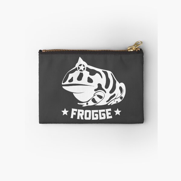 Item preview, Ceratophrys, horned frog. Minimal art for amphibian lovers designed and sold by martodesign.