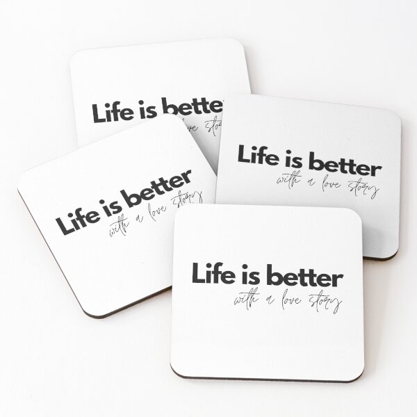 Item preview, Life is Better With a Love Story designed and sold by SheReadsRomance.
