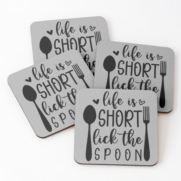 Item preview, life is short lick the spoon, farm fresh bacon, not less, dont flip out, farm fresh eggs, many have eaten here few have died, no bitchin in my kitchen designed and sold by NAZIMNADIR.