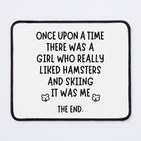 Item preview, A girl who really liked skiing and hamsters. designed and sold by TheGreenGoat.