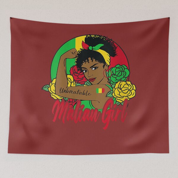 Item preview, Womens Malian Girl Mali Woman Malinese Flag  designed and sold by JaciBaz.