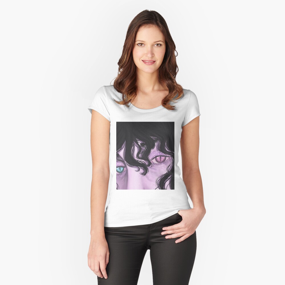 Item preview, Fitted Scoop T-Shirt designed and sold by sadhyena-art.