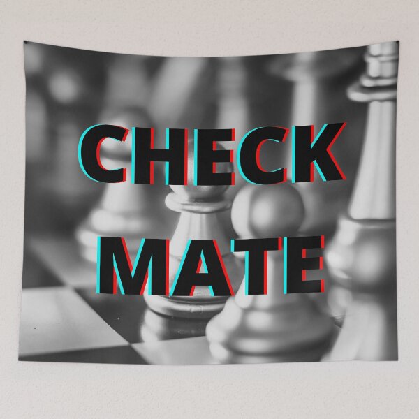 Item preview, Checkmate designed and sold by Quotes-and-plus.