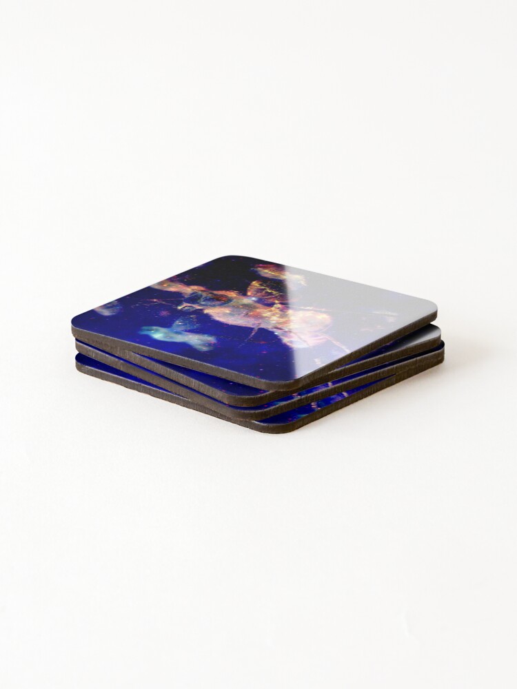Thumbnail 4 of 5, Coasters (Set of 4), Night Riders designed and sold by Rene-Marquez.