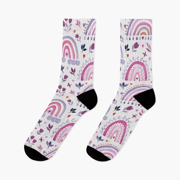 Item preview, Spring Rainbows - Magenta Metallic designed and sold by Rachel Dash-Williams Creative.