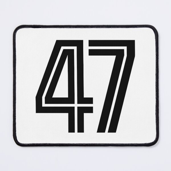 Item preview, 47 MSC. Driver Number 2022 Season (Black) designed and sold by FilipeFerreira.