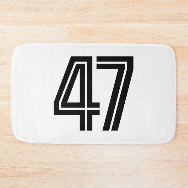 Item preview, 47 MSC. Driver Number 2022 Season (Black) designed and sold by FilipeFerreira.