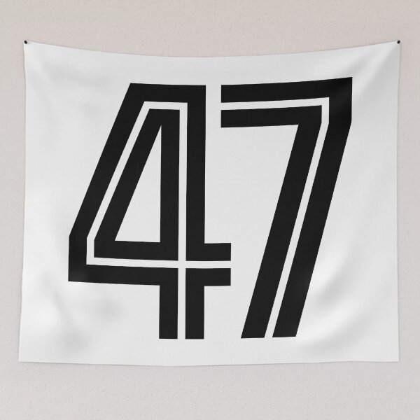 Item preview, 47 MSC. Driver Number 2022 Season (Black) designed and sold by FilipeFerreira.