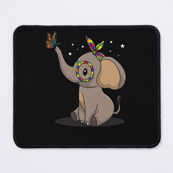 Item preview, Autism Elephant Glasses Awareness Mom Child designed and sold by Dressed For Duty.
