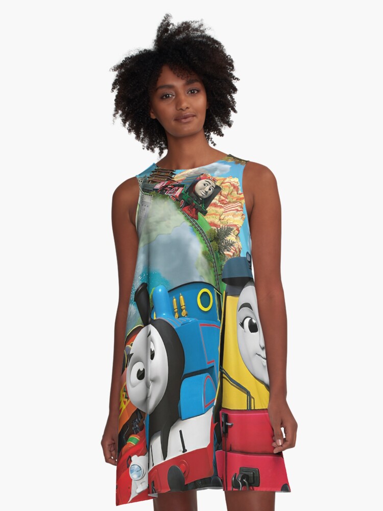 Thomas and Friends Train Adventures A-Line Dress for Sale by