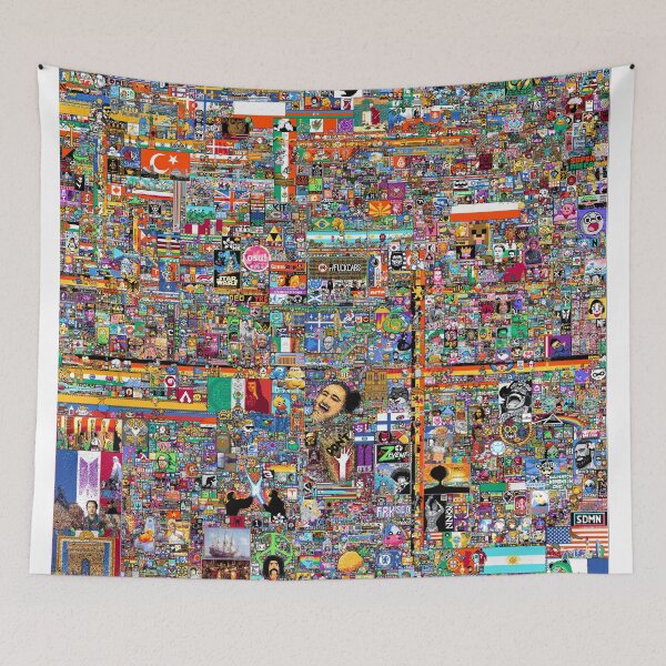 Artikelvorschau, Reddit Ort r/place entworfen und verkauft von bettyhudson710.