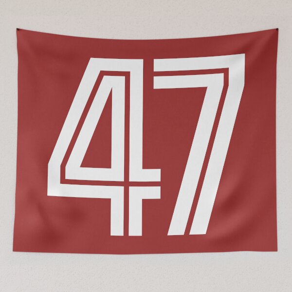 Item preview, 47 MSC. Driver Number 2022 Season (Red BG) designed and sold by FilipeFerreira.