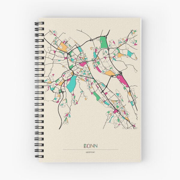 Item preview, Bonn, Germany Street Map designed and sold by A Deniz Akerman.
