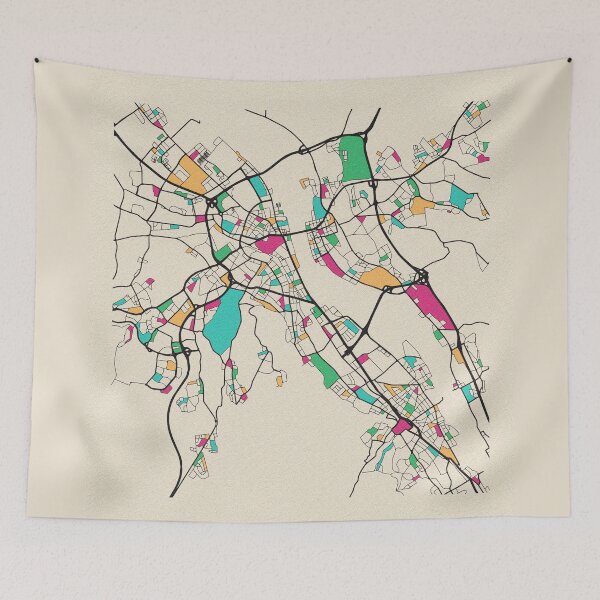 Item preview, Bonn, Germany Street Map designed and sold by A Deniz Akerman.