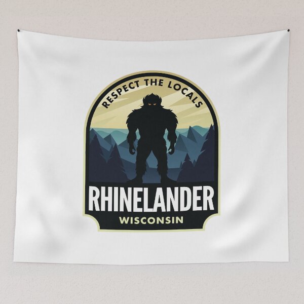 Item preview, Rhinelander Wisconsin Bigfoot Sasquatch designed and sold by HalpinDesign.