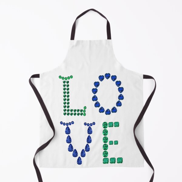 Item preview, Green Blue the word Love designed and sold by DigitalGemArt.