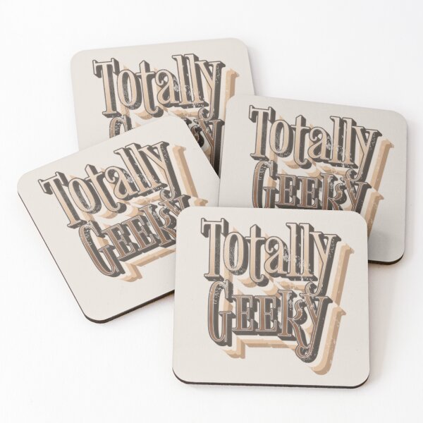 Item preview, Fun Distressed Style Retro Style Totally Geeky slogan designed and sold by TrulyEpoque.