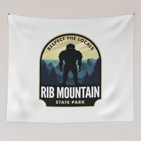 Item preview, Rib Mountain Wisconsin Bigfoot Sasquatch designed and sold by HalpinDesign.