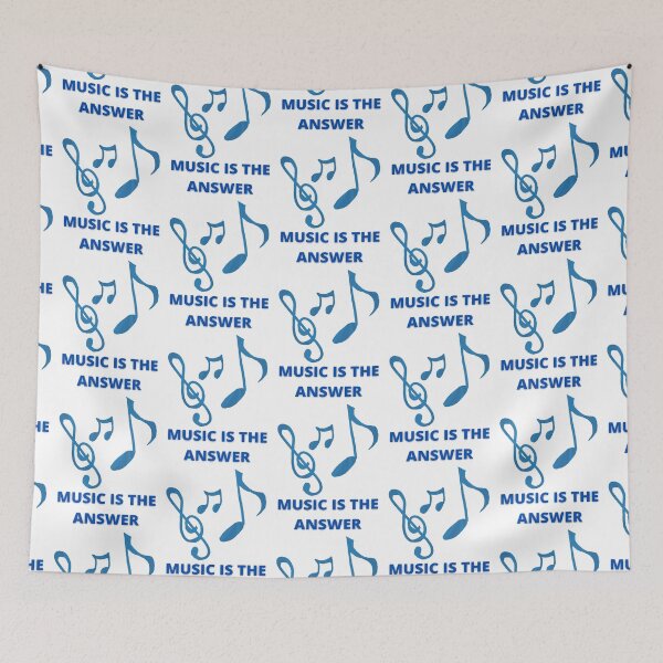 Item preview, Music is the answer designed and sold by W+S Designs.