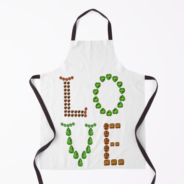 Item preview, Green Orange the word Love designed and sold by DigitalGemArt.