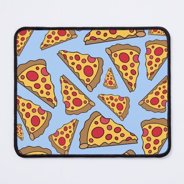 Item preview, Pizza Pattern - Blue designed and sold by The Haus Shop.