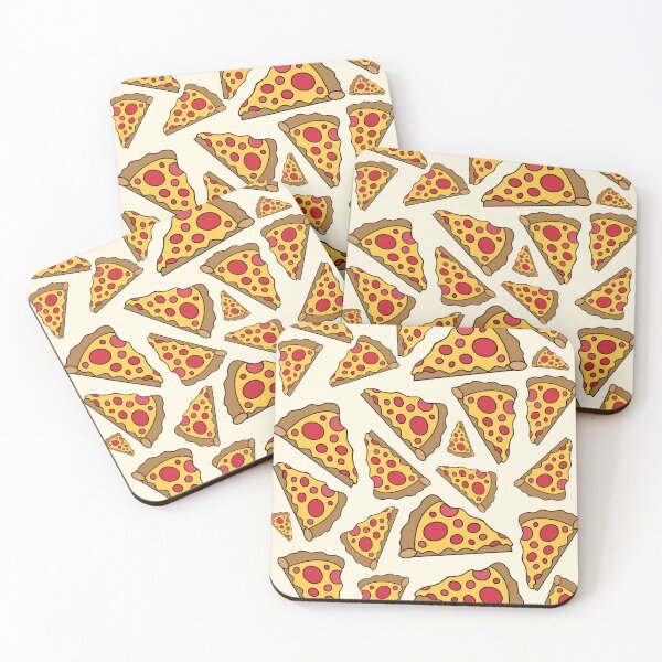Item preview, Pizza Pattern - Yellow designed and sold by The Haus Shop.