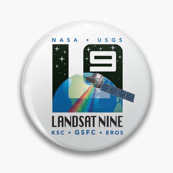 Item preview, NASA Landsat 9 Logo designed and sold by I Love Space.