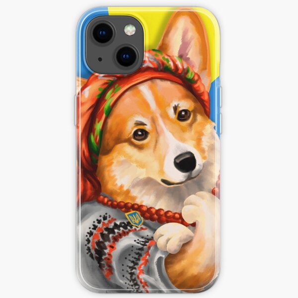 Ukraine Corgi Power Classic T-Shirt iPhone Soft Case