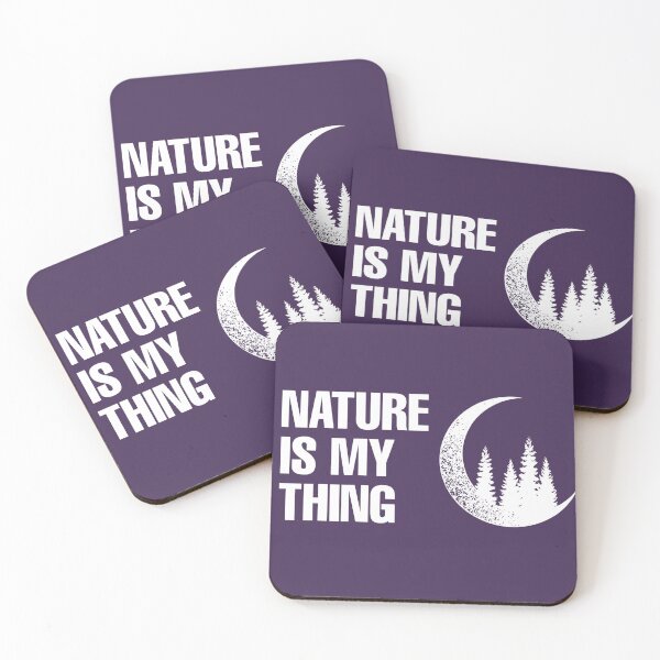 Item preview, Nature Is My Thing Forest Moon Hiking Lovers designed and sold by catchyology.