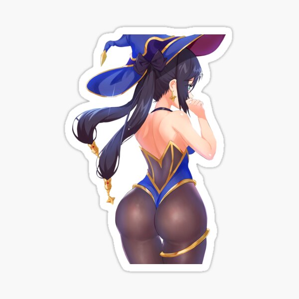 Kawaii Mona Megistus Butt Genshin Impact Game Girl Sticker By Hidoyatarg Redbubble 0622