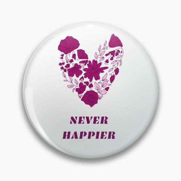 Item preview, Never happier designed and sold by W+S Designs.